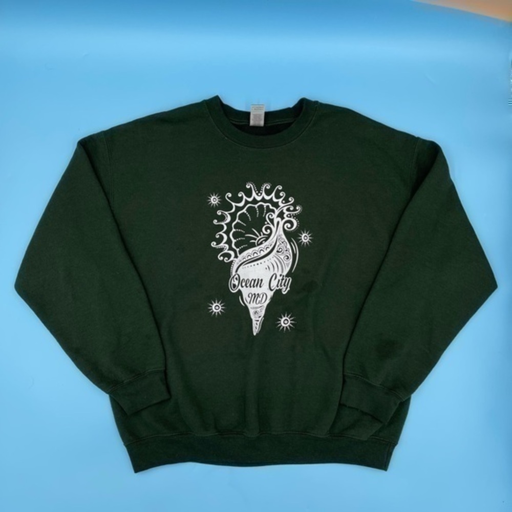 Ocean City Maryland Graphic Crewneck Sweatshirt